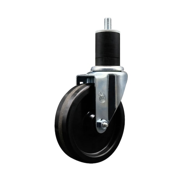 5'' Phenolic Wheel Swivel 1-3/4'' Expanding Stem Caster